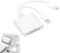 SD Card Reader for iPhone,2 in 1 SD Card Adapter Camera Adapter to iPhone with SD & TF Card Slots for iPhone/iPad/Macbook/Samsung/Android phones/Camera