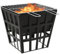 Home & Garden,Furniture-Braciere 2 in 1 e barbecue in acciaio 34x34x48 cm