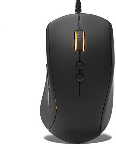 Fnatic Gear CLUTCH G1 Pro Gaming - Ratón óptico para juegos, con 7 botones, ergonómico, Pixart sensor, negro