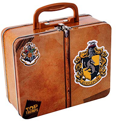 Top Trumps Harry Potter HufflePuff Collector's Tin Card Game, Board the Hogwarts Express with Order of the Phoenix and The Half Blood Prince, 2 plus players makes a great gift for ages 6 plus