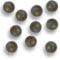 Bank Tackle Rubber Shock Beads 8mm Rig Making Buffer Beads Carp Fishing Tackle (x 20 Pack, Translucent Green)