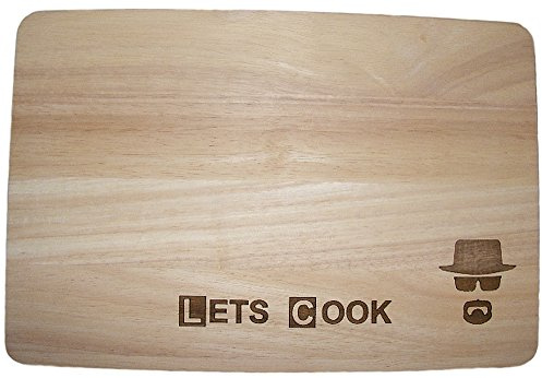 Heisenberg Breaking Bad Hardwood Chopping Cutting Cheese Board Place MAT Walt Gift (Premium Hardwood 30x20x1.5 cm)