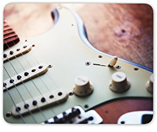 Destination Vinyl Ltd Cool Electric Guitar Mouse Mat Pad - Guitarist Musician Gift PC Computer #8326