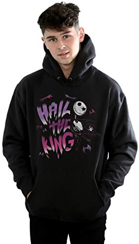 Disney Men's Nightmare Before Christmas Hail The King Hoodie