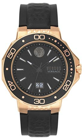Versus by Versace Herren Armbanduhr Kalk Bay D/BLK S/BLK SS IPRG VSP050918