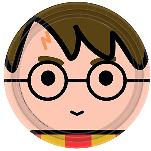 Fancy Dress VIP Express Harry Potter Lot de 8 assiettes en carton 23 cm