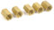 Ogquaton 5pcs 1/4 pouce BSP filetage femelle droit connecteur pneumatique adaptateur de raccord créatif et utile