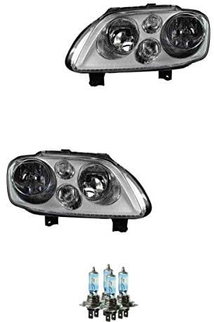 Scheinwerfer Set H7/H7 für Caddy III Kasten Touran Kombi inklusive Lampen