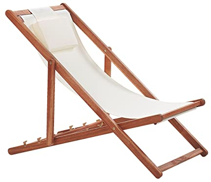 Trendy Liege Akazienholz Auflage beige Avellino