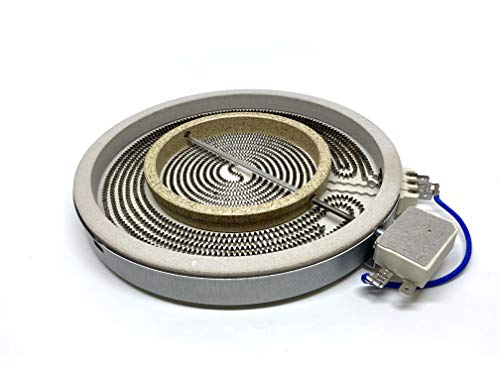 Eika | Resistencia vitrocerámica doble zona | 2302333812 | 2200 vatios. 230 voltios | Øext. 230mm y Øint. 205mm | Pieza original de fabricante para encimeras vitrocerámicas.
