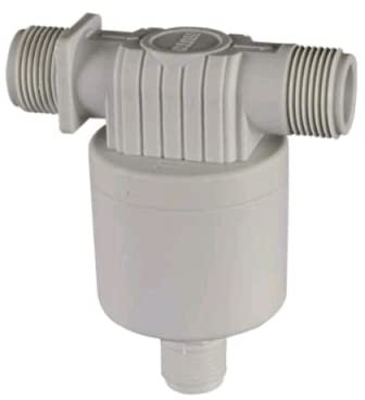 1 / 2IN 3 / 4IN 1 pouce contrôleur de niveau d'eau automatique robinet à tournant sphérique à flotteur réservoir d'eau solaire tour d'eau vanne de commutation d'entrée d'eau de piscine-4 filtre