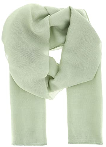 Moonbow Damen-Schal, Pailletten, 100 % Viskose, groß, lang und rechteckig, 180 cm x 90 cm, originell, schick, bunt und glitzernd, modern und modisch – Stola für Hochzeit, mandelgrün,