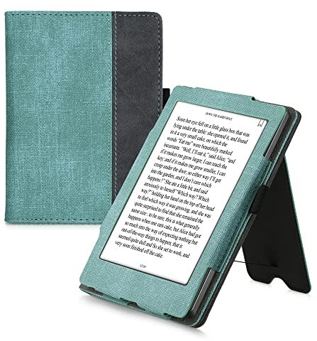 kwmobile Custodia Protettiva Compatibile con Kobo Aura Edition 2 - Cover Simil Pelle Chiusura Magnetica Autosleep - Protezione con Cavalletto Leggio