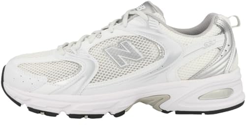 New Balance 530, Sneaker Uomo, Bianco/Argento (118), 45 EU