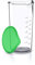 Arendo – Bicchiere per mixer ad immersione da 600 ml – Ideale per frullatore a mano - Misuratore con tappo – Bicchiere per frullati in Copolimero SAN termoresistente