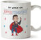 Mugffins Tazza in ceramica per FIDANZATO 11 oz / 350 ml - In italiano - Super Famiglia - Idea regalo per compleanno, anniversario, natale
