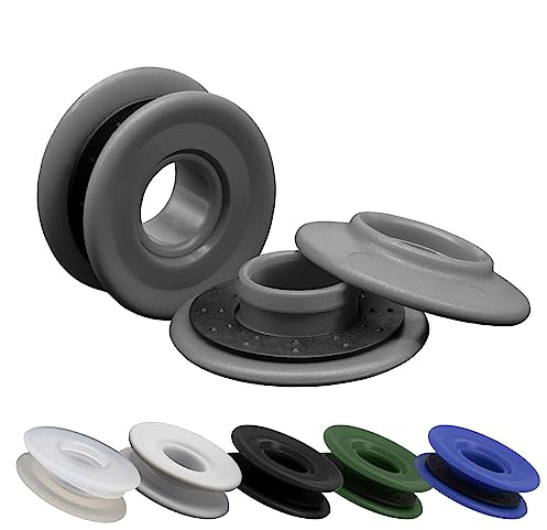Linxor - Lot d'oeillets à Clipser pour bâche à Bulles ou Autres Types de bâches - Plusieurs Lots et Coloris Disponibles