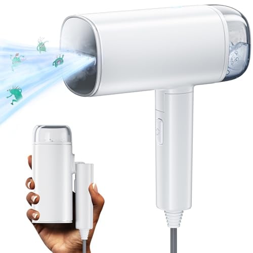 Ferro da stiro da viaggio Mioduro vaporella,ferro da stiro portatile orizzontale e verticale 2 in 1,Ferro da stiro a vapore portatile,stira camicie da 2000 W per la casa e il viaggio