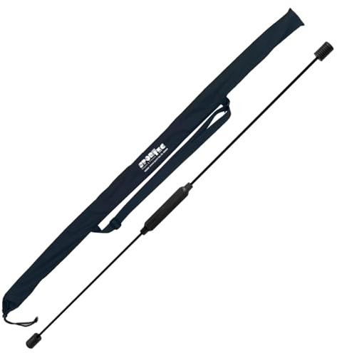 Sport-Tec Schwingstab, 160 cm inkl. Sport-Tec Tasche schwarz/schwarz