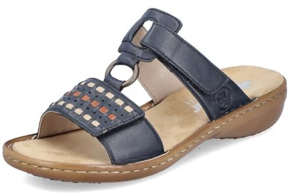 Rieker Damen Pantoletten 60842, Frauen Slipper