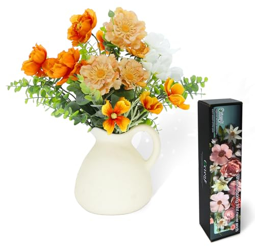 Oc'leaf Künstliche Blumen - Kunstblumen wie echt für Zuhause Geburtstagsfeier Garten Hochzeitsdeko, Kunstpflanze Deko Kunstblumen Großer Sie Sich selbst Familie Freunden Mutter