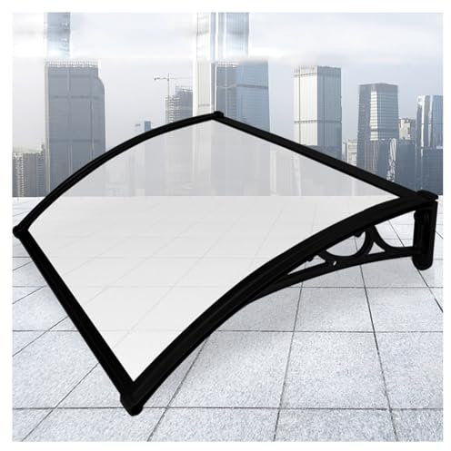 ZHENGQIAN Haustür-Markise,Balkontür-Markise, schützende Polycarbonat-Aluminium-Dachterrassen-Markise, Außenbalkonfenster-Sonnenschutz-Markise, hitze- und kältebeständig, (Size : 100x130cm/39.4x51in)