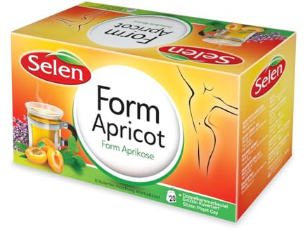 SELEN Form Aprikose, 20x2g Einzeln kuvertierte Teebeutel - 40g