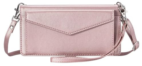 Rnrieyta Miagon Portafoglio Cover per Samsung Galaxy A25 5G con Cordino,Flip Custodia PU Pelle Porta Carte Magnetico Caso con Laccio Cellulare Regolabile Collana