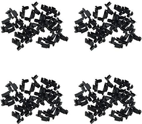 100Pcs Left Door Lock Rod Hood Latch Locking Push Clip, For GM AMC, For Chr&ysler
