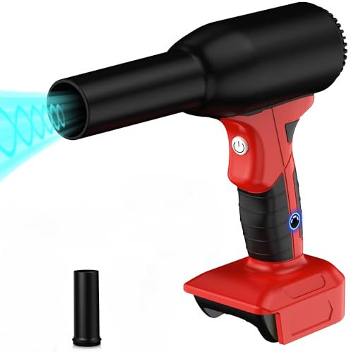 Upgrate Jet Dry Gebläse für Einhell 18V Batterie, 400G Winddruck, High Power 500W, Akku Druckluftstauber ersetzen Druckluftkanne, Jet Fan für Auto trocken, Tastatur Computer Reinigung, Luftbett