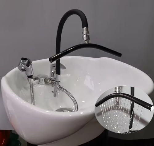 MAWTUJZX Head Spa Equipment Cadre De Circulation d'eau avec Kit d'oreiller, Bol De Lit De Shampoing, Style Salon De Coiffure, Soins du Cuir Chevelu, Cascade Réglable