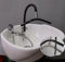 MAWTUJZX Head Spa Equipment Cadre De Circulation d'eau avec Kit d'oreiller, Bol De Lit De Shampoing, Style Salon De Coiffure, Soins du Cuir Chevelu, Cascade Réglable