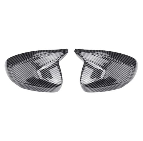 Rückspiegelabdeckung Für Benz Für A-Klasse W177 W118 A200L Für CLA 2019-2021 Kohlefaser-Autohupe Seitenrückspiegelabdeckung Schale Auto Spiegelkappen(1 Set Carbon Pattern)