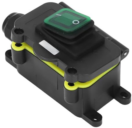 Wasserdichter Inline-Schnurschalter, IP68-Außenlichtschalter, EIN-Aus-Kippschalter, Marineschalter mit Anschlussdose mit Schrauben für Außenbeleuchtungsanwendungen