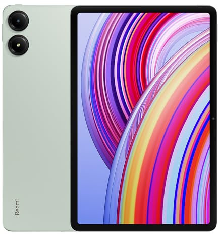 Xiaomi Redmi Pad Pro 128 Go 6RAM WiFi Noir Plate-forme mobile Snapdragon 7S Gen 2, 10000mAh WiFi (Vert)