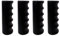WinHub 4 PCS 30mm Inner Diameter Wheelbarrow Handle Grips Anti-slip 122mm Replacement Handle Grips
