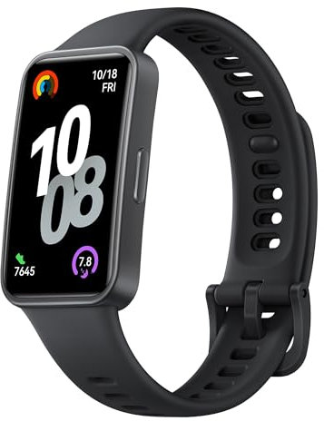 HUAWEI Band 10 Smartwatch up to 14 Days Battery Life, iOS & Android, Average Sleep HRV and Sleep Insights with an AI-powered Fitness Monitoring Tracker, Sleep Breathing Awareness, Fast Charging, Black
