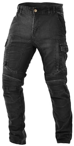 Trilobite Acid Scrambler 2.0 Monolayer Motorrad Jeans, schwarz, 36/32