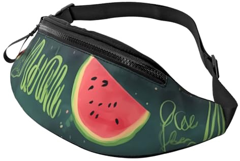 One in a Melon Bauchtasche für Herren und Damen, modische Hüfttasche, Reise-Crossbody-Tasche mit verstellbarem Gurt, überall Gürteltasche, wasserdichte Brusttasche, Radsport, Bauchtasche, Geldbörse