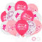 Alles Gute Zum Muttertag Luftballons,20Stück Rosa Weiße Latexballons,12 zoll Alles Liebe Zum Muttertag Deko Ballon,Glück ist eine Mama wie dich zu Haben Ballon,Geschenke zum Mother's Day Party Deko