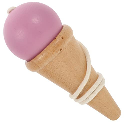 YARNOW Kendama aus Holz Lustiges Kendama für Fördert Hand Augen Koordination und Motorische Fähigkeiten Geschicklichkeitsspiel für Drinnen und Draußen