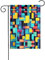 GGNKDL Stampa diagramma quadrato Bandiera da giardino decorazione cortile esterno adatto a tutte le stagioni 30,5 x 45,7 cm