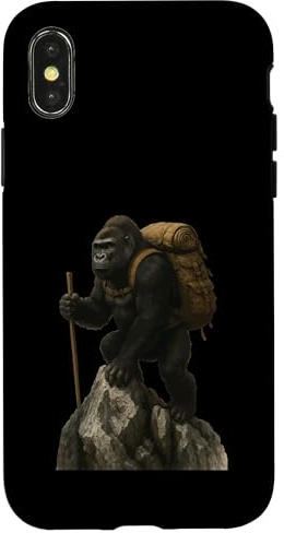 Gorilla Wandern Hülle für iPhone X/XS