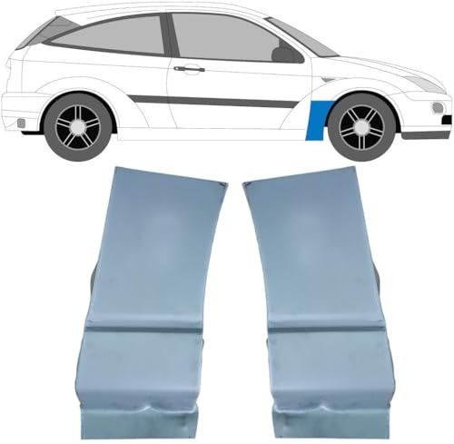 Reparaturblech Kotflügel vorne für Ford Focus 1998-2004 / Links+Rechts/Satz