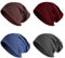JOYEBUY 4 Stück Damen Herren Stilvolle Dünne Hip-Hop Soft Stretch Knit Slouchy Beanie Mütze Skull Cap, Stil D, Einheitsgröße