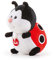 Trudino Coccinelle Trudi | Trudi Peluche Petit Cadeau Saint Valentin et Noël | 10x13x10cm XS | Trudini Classic | modèle 51273