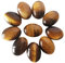 Lovionus89 18x13mm Oval Cabochons Flatback Kristall Stein Edelsteine Perlen für Schmuckherstellung DIY Packung mit 10, Tigerauge
