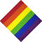 EROSPA® - Kopftuch Rainbow Regenbogen Muster - Bandana Halstuch Stirnband - 55 x 55 cm