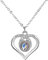 Jeweidea Kette mit Blid Personalisierte Kette mit Foto Projektion Damen Kette mit Gravur für Freundin Mutter Mama Schmuck Muttertagsgeschenke Weihnachtsgeschenke Valentinstag (Text-Silber)