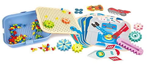 Hape E1065 Getriebe-und Konstruktionssatz, Mehrfarbig